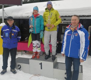 Lankreismeister2019 Lisa Maria Reith u. Martin Niedermeier, beide SC Bischofsmais